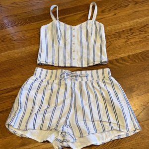 Abercrombie & Fitch - Two Piece Set - Striped - Small